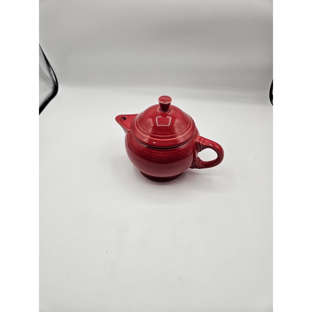Homer Laughlin Fiestaware Small Teapot & Lid 5 inches 2 Cup Capacity - Picture 4 of 10
